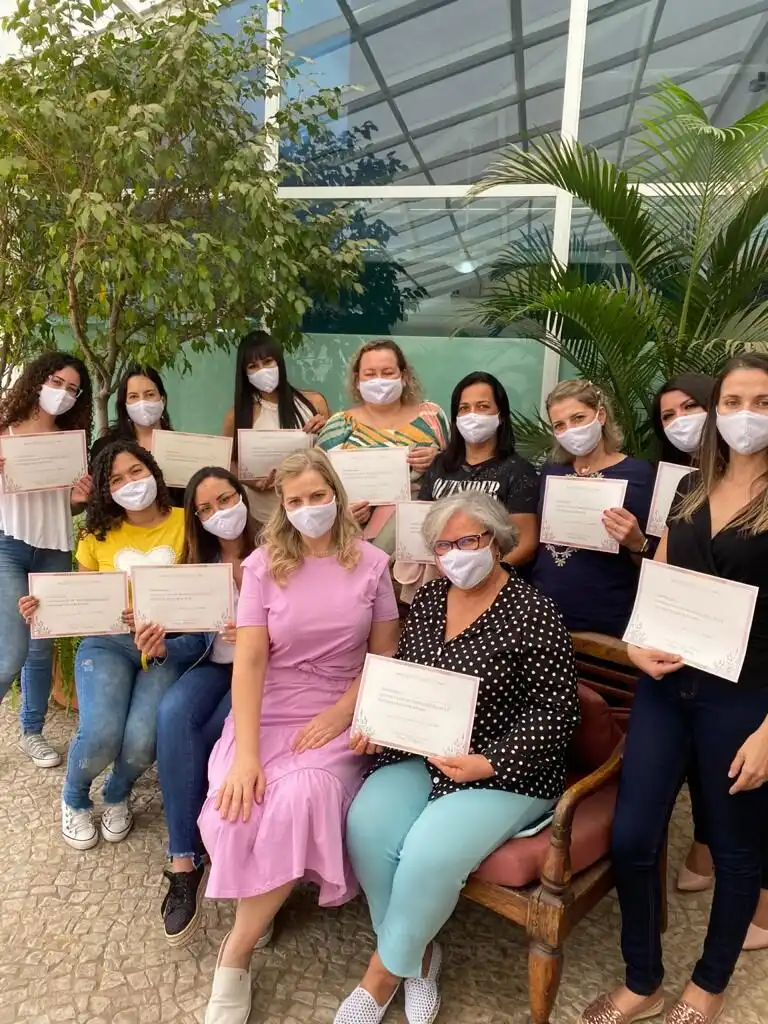 Grupo de profissionais formados