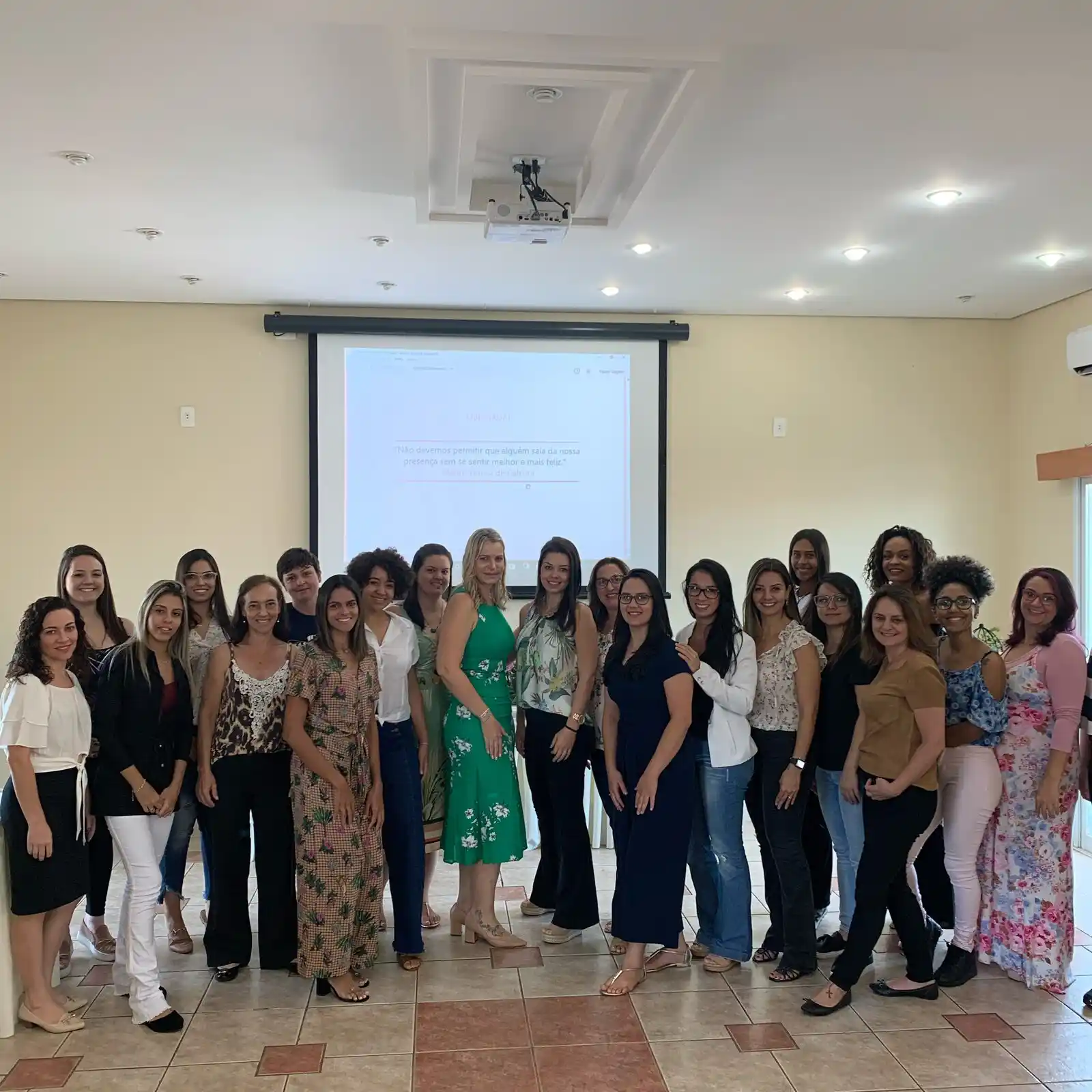 Turma em aula